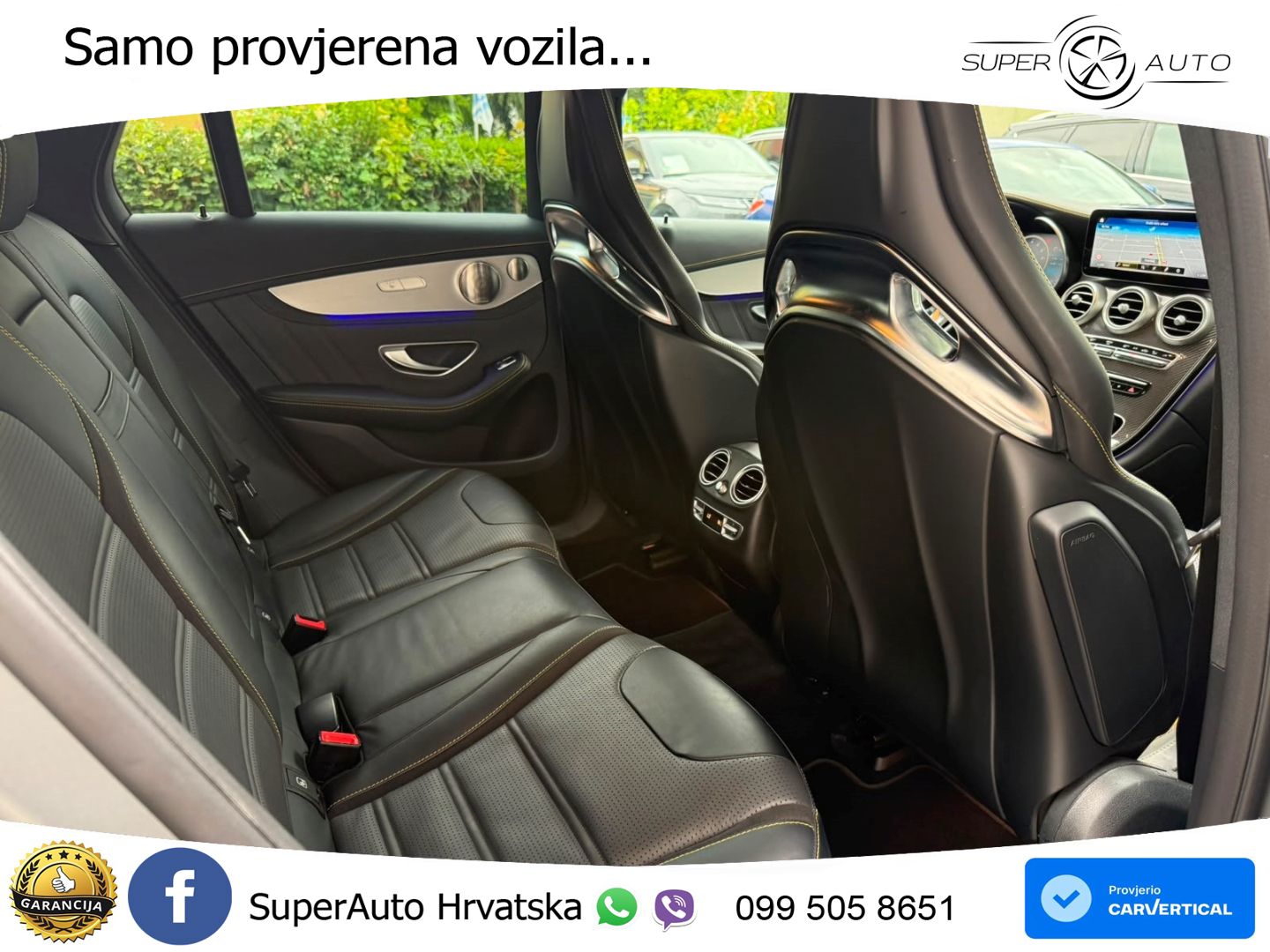 Mercedes GLC Coupe AMG 63 S V8 (510 KS) 4MATIC+ MCT ZRAČNI+ACC+4xGR SJED+KAM