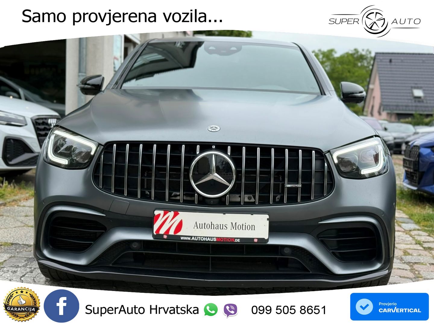 Mercedes GLC Coupe AMG 63 S V8 (510 KS) 4MATIC+ MCT ZRAČNI+ACC+4xGR SJED+KAM