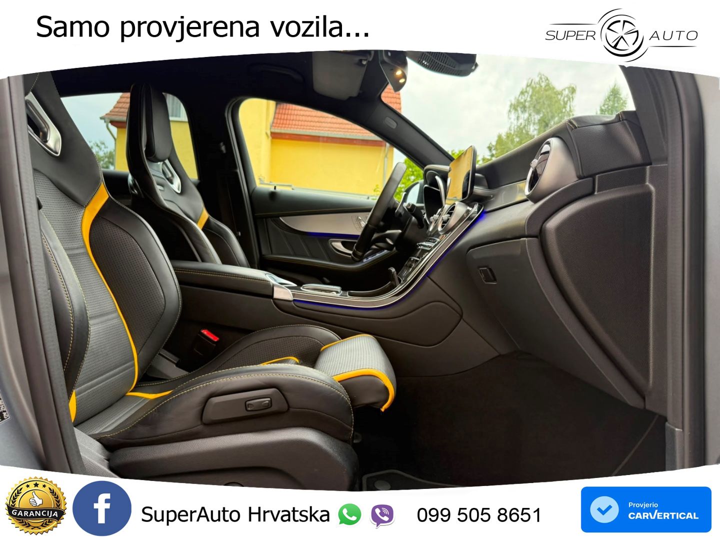 Mercedes GLC Coupe AMG 63 S V8 (510 KS) 4MATIC+ MCT ZRAČNI+ACC+4xGR SJED+KAM