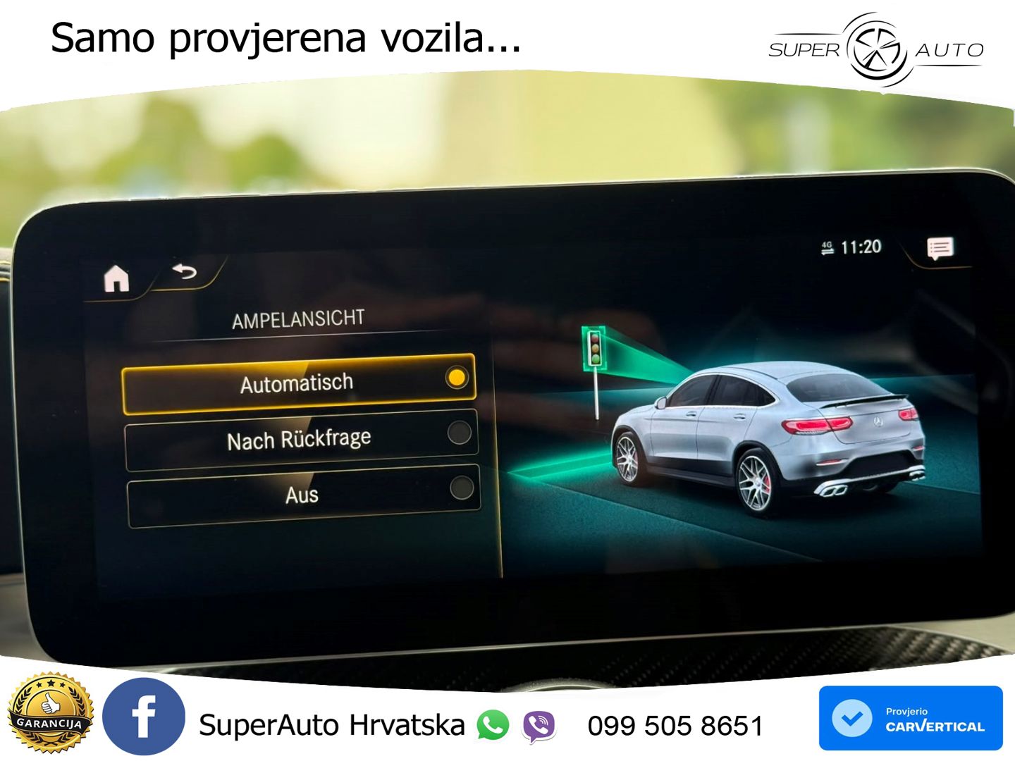 Mercedes GLC Coupe AMG 63 S V8 (510 KS) 4MATIC+ MCT ZRAČNI+ACC+4xGR SJED+KAM