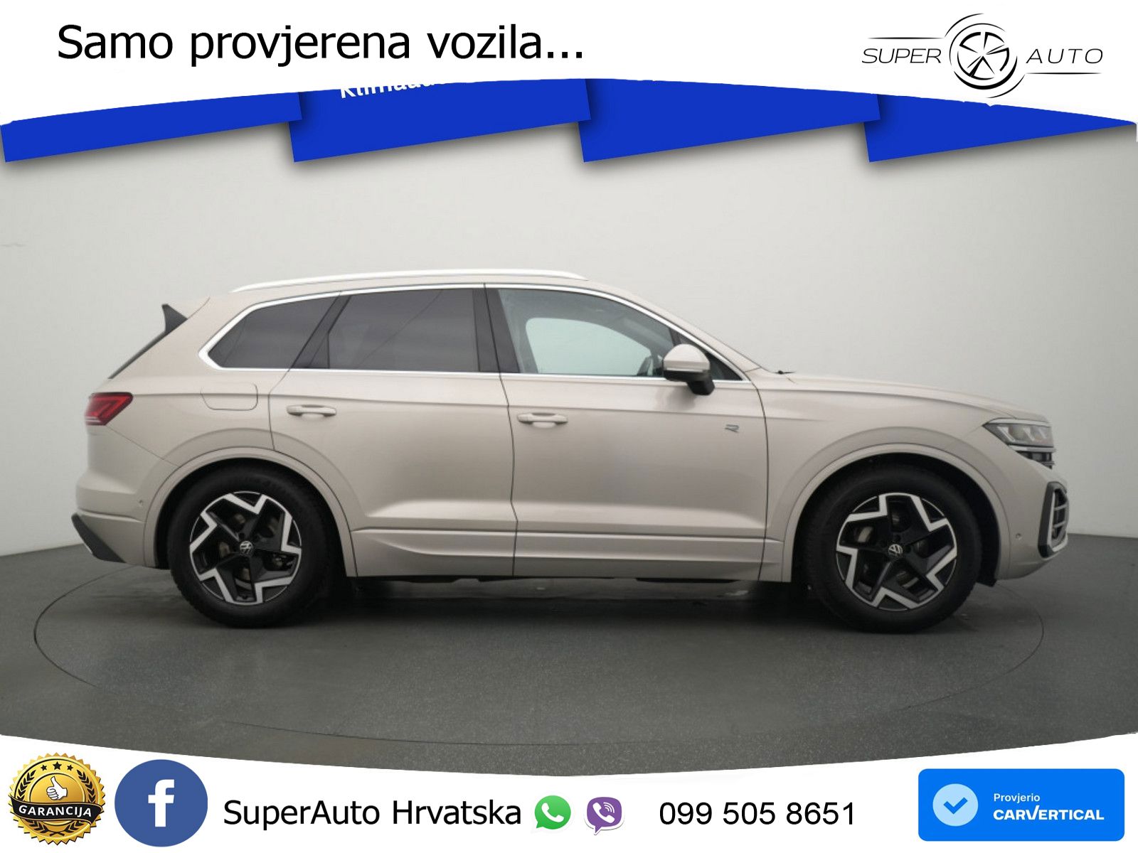 Volkswagen Touareg 3.0 V6 TDI (231 KS) 4MOTION Tiptronic R-Line ZRAČNI+ACC+4xGR SJED+KAM
