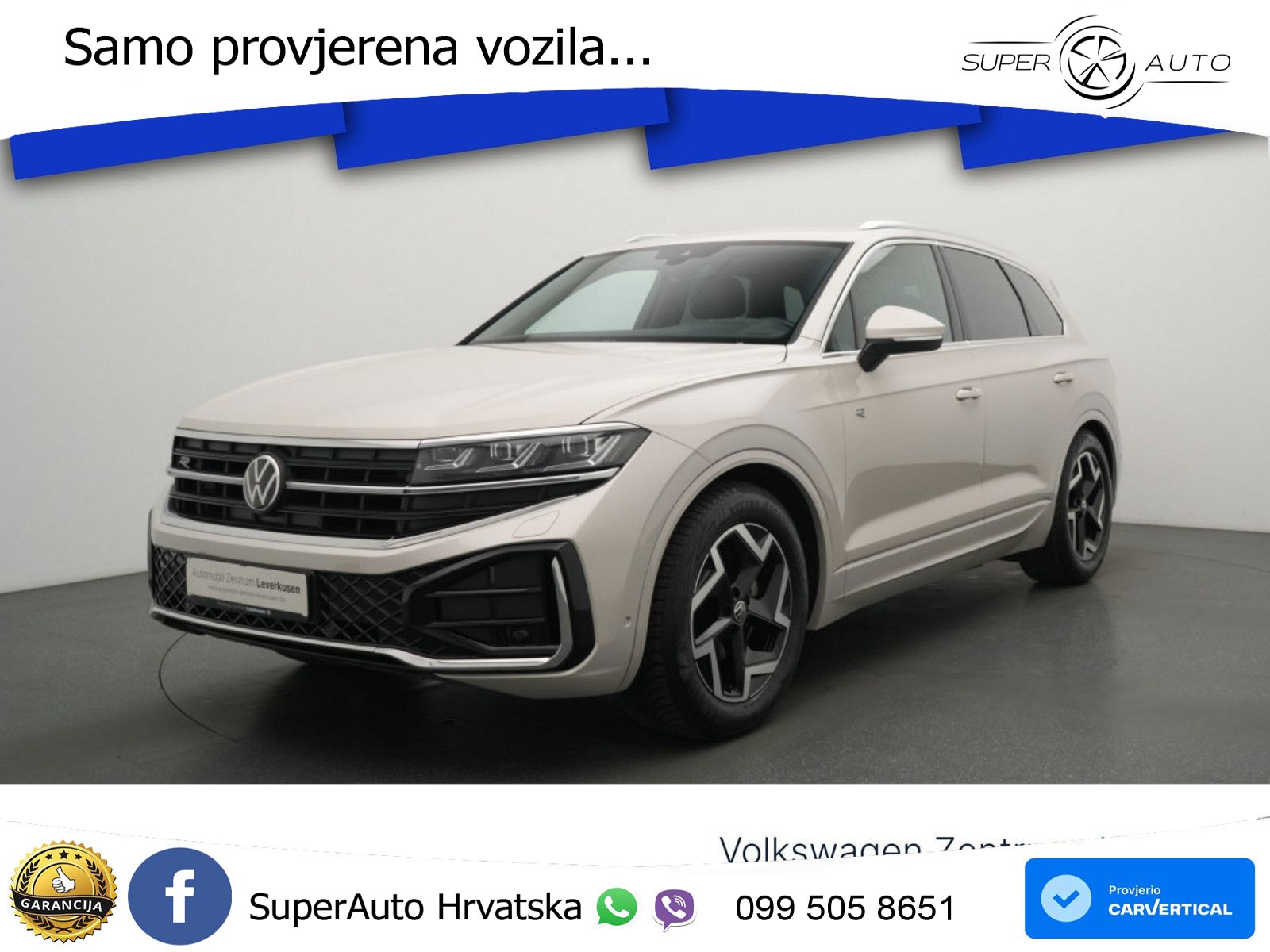 Volkswagen Touareg 3.0 V6 TDI (231 KS) 4MOTION Tiptronic R-Line ZRAČNI+ACC+4xGR SJED+KAM