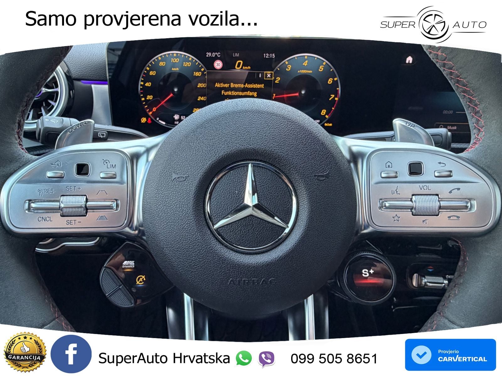Mercedes-Benz AMG A 35 4MATIC AMG SPEEDSHIFT DCT ACC+GR SJED+360+PANO