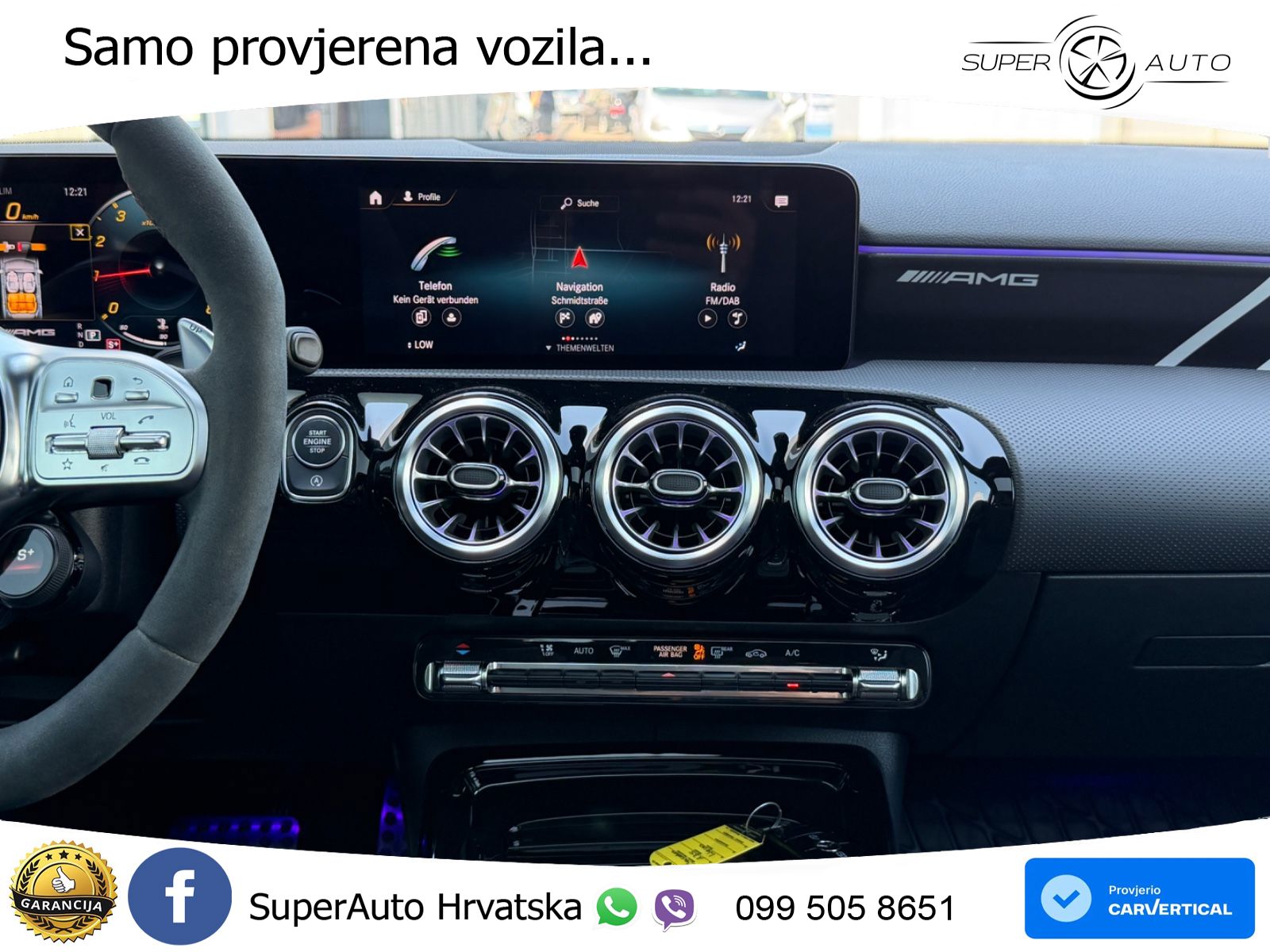 Mercedes-Benz AMG A 35 4MATIC AMG SPEEDSHIFT DCT ACC+GR SJED+360+PANO