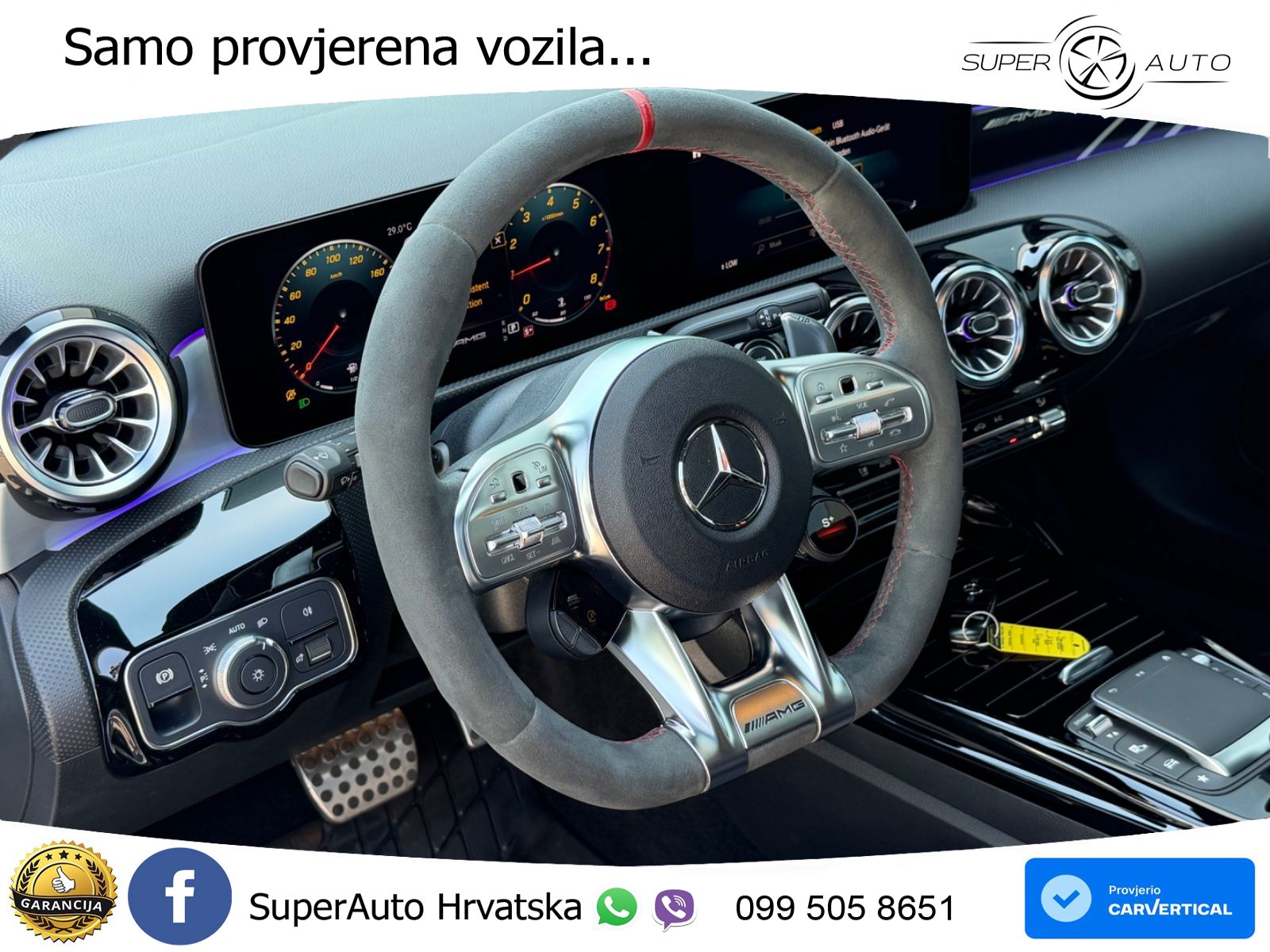Mercedes-Benz AMG A 35 4MATIC AMG SPEEDSHIFT DCT ACC+GR SJED+360+PANO