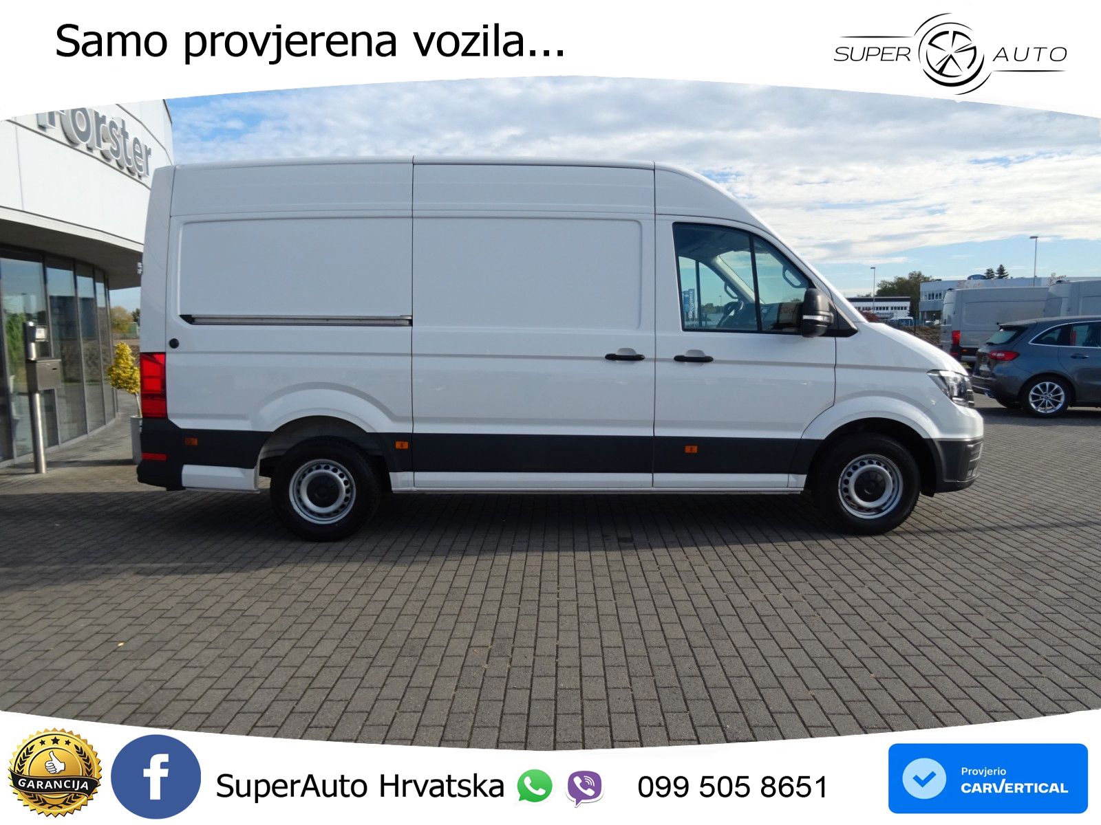 Volkswagen Crafter Kasten 35 mittellang Hochdach FWD Trendl 140 KS