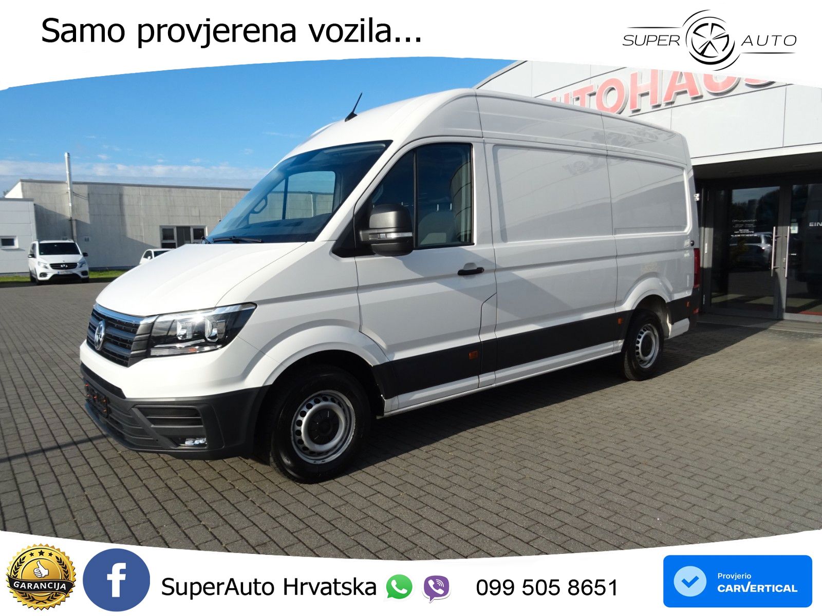 Volkswagen Crafter Kasten 35 mittellang Hochdach FWD Trendl 140 KS