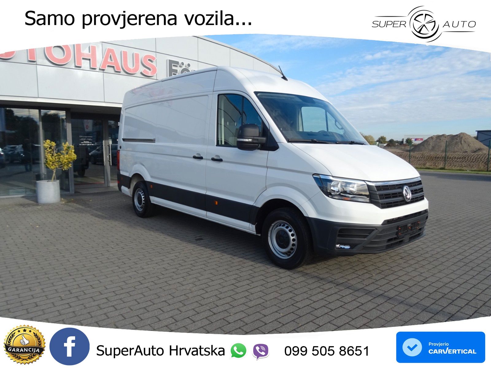 Volkswagen Crafter Kasten 35 mittellang Hochdach FWD Trendl 140 KS