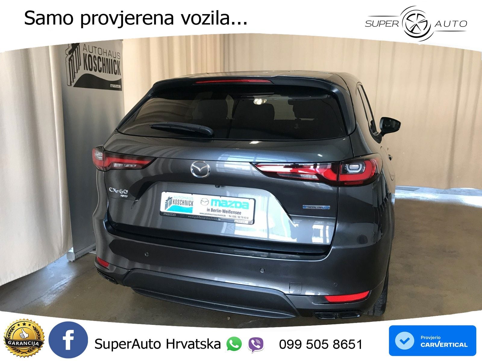 Mazda CX-60 2.5 e-Skyactiv (328 KS) AWD Automatic LED+GR SJED+ACC