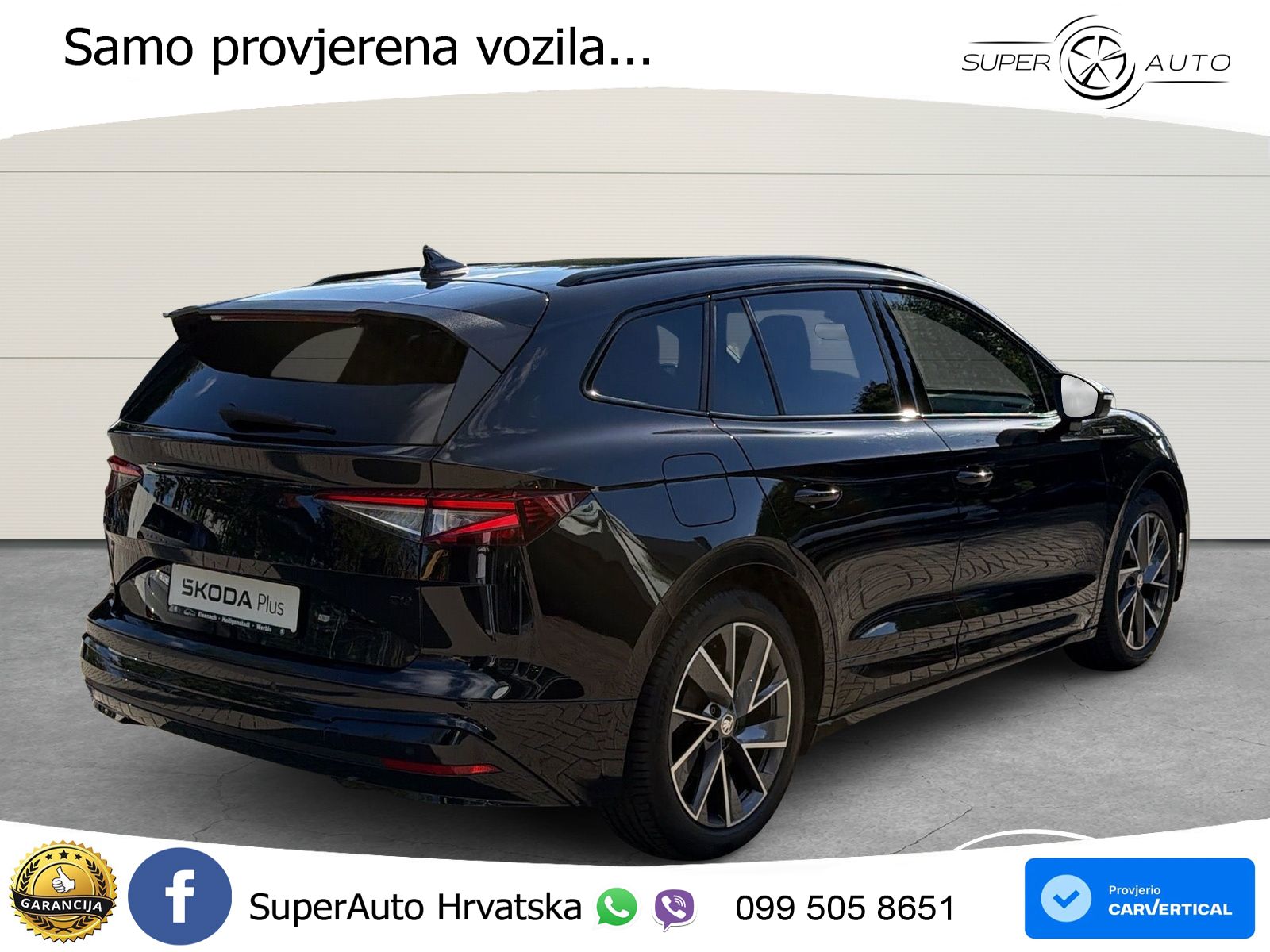 Škoda Enyaq iV 80 82 kWh (204 KS) SportLine LED+GR SJED+ACC