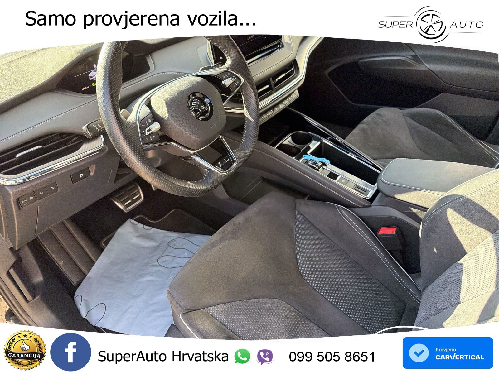 Škoda Enyaq iV 80 82 kWh (204 KS) SportLine LED+GR SJED+ACC