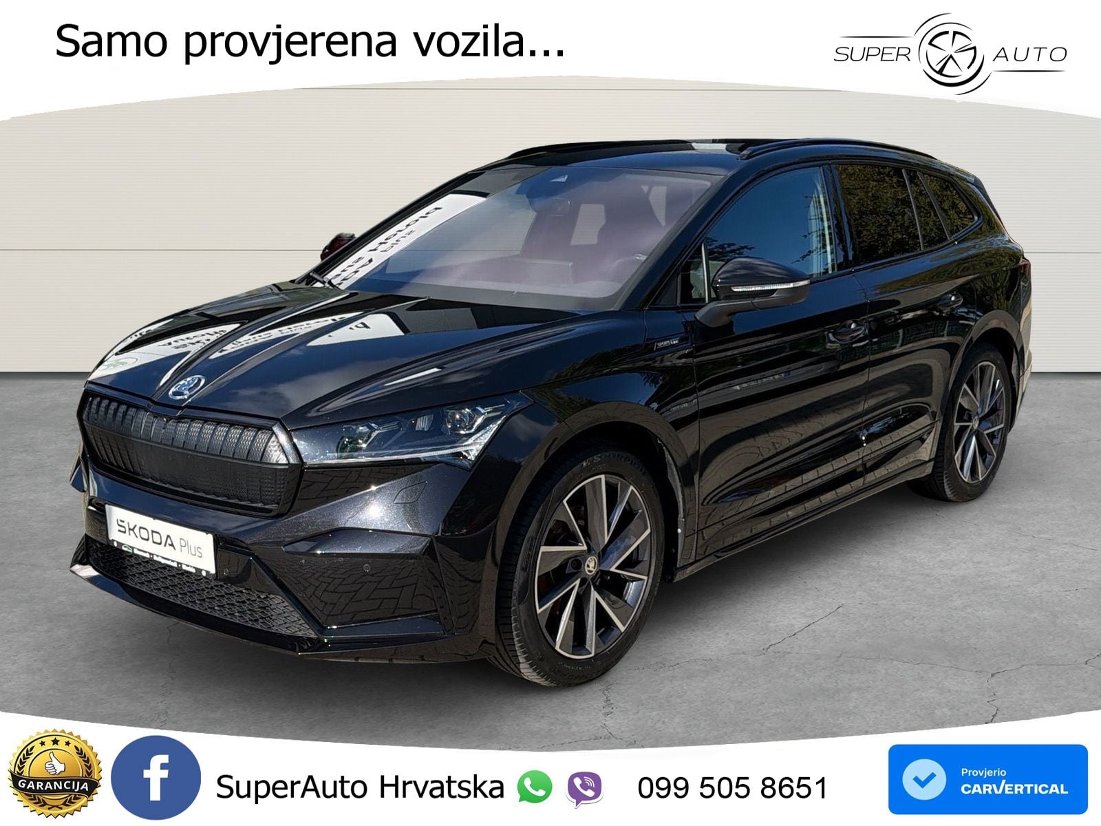 Škoda Enyaq iV 80 82 kWh (204 KS) SportLine LED+GR SJED+ACC