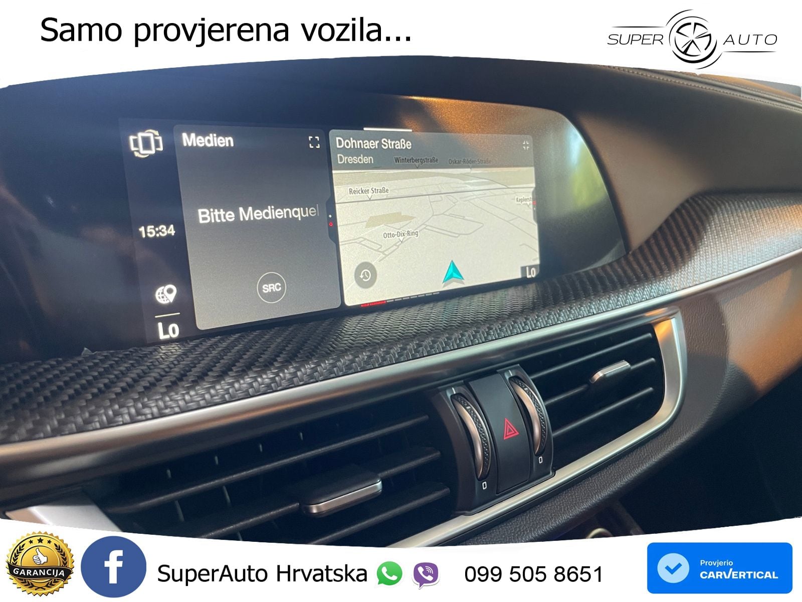 Alfa Romeo Stelvio Quadrifoglio 2.9 V6 Bi-Turbo (520 KS) Q4 Automatic LED+GR SJED+ACC