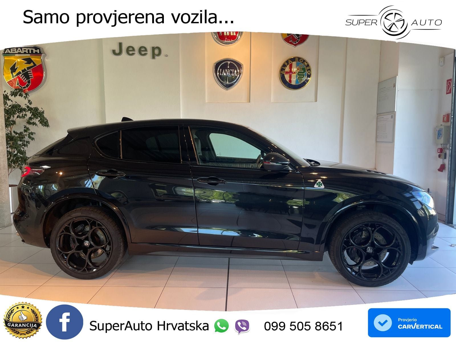 Alfa Romeo Stelvio Quadrifoglio 2.9 V6 Bi-Turbo (520 KS) Q4 Automatic LED+GR SJED+ACC