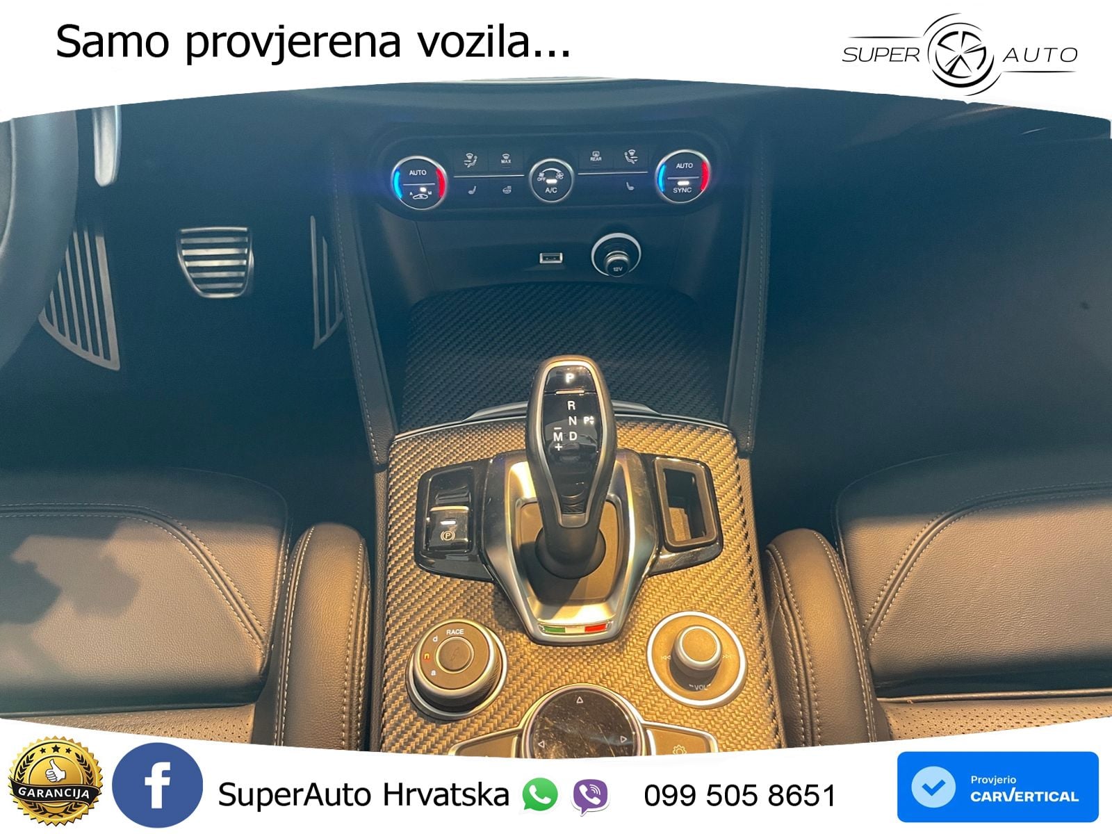 Alfa Romeo Stelvio Quadrifoglio 2.9 V6 Bi-Turbo (520 KS) Q4 Automatic LED+GR SJED+ACC