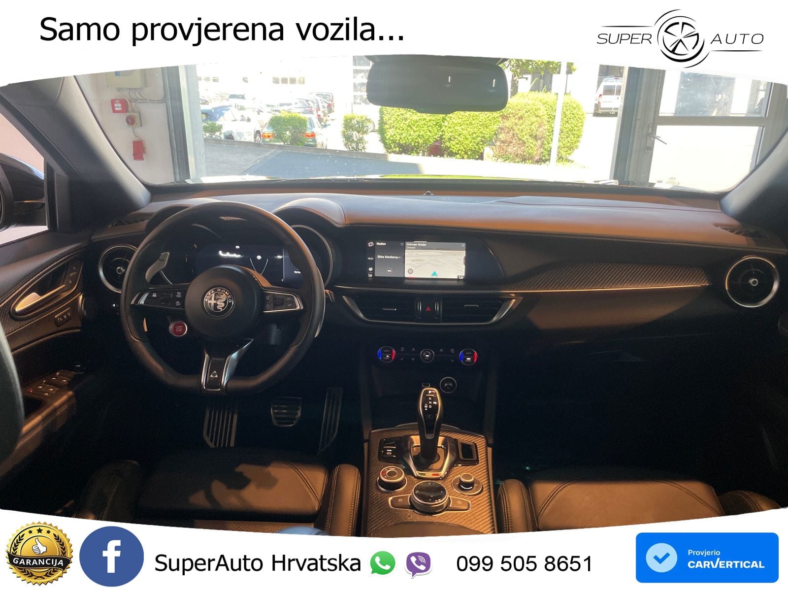 Alfa Romeo Stelvio Quadrifoglio 2.9 V6 Bi-Turbo (520 KS) Q4 Automatic LED+GR SJED+ACC