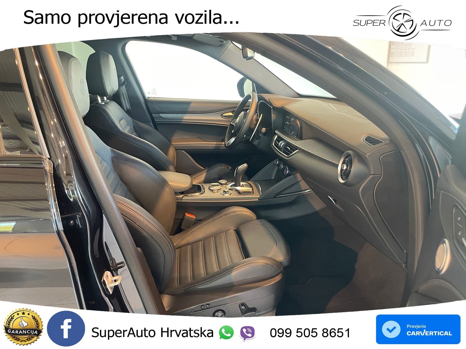Alfa Romeo Stelvio Quadrifoglio 2.9 V6 Bi-Turbo (520 KS) Q4 Automatic LED+GR SJED+ACC