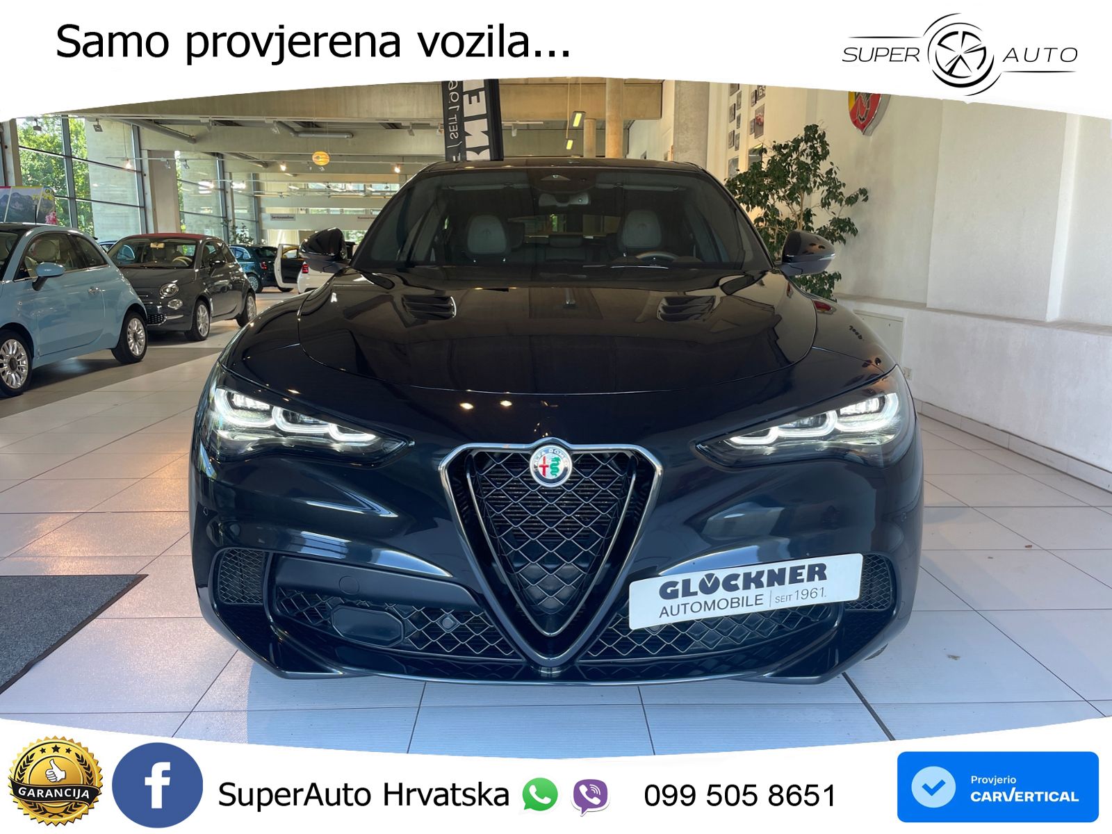 Alfa Romeo Stelvio Quadrifoglio 2.9 V6 Bi-Turbo (520 KS) Q4 Automatic LED+GR SJED+ACC
