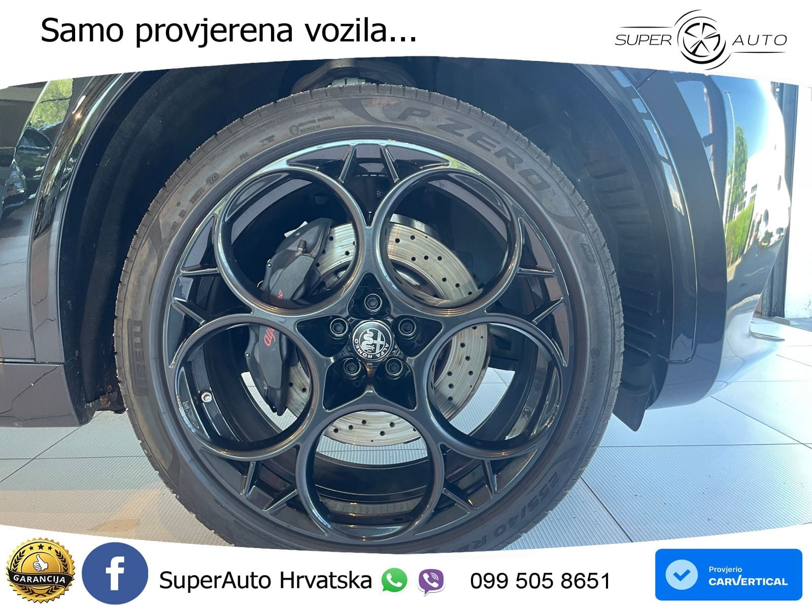 Alfa Romeo Stelvio Quadrifoglio 2.9 V6 Bi-Turbo (520 KS) Q4 Automatic LED+GR SJED+ACC
