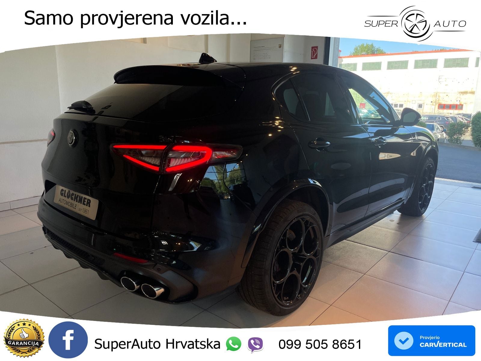 Alfa Romeo Stelvio Quadrifoglio 2.9 V6 Bi-Turbo (520 KS) Q4 Automatic LED+GR SJED+ACC