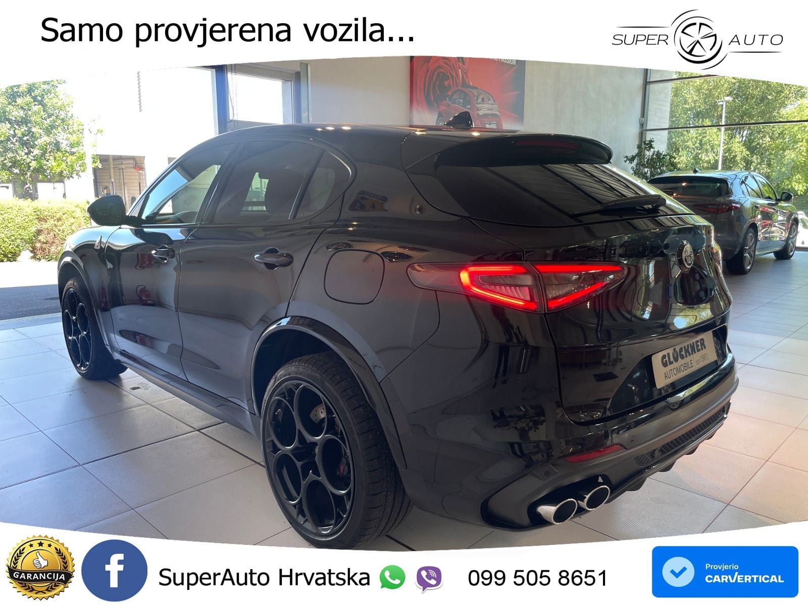 Alfa Romeo Stelvio Quadrifoglio 2.9 V6 Bi-Turbo (520 KS) Q4 Automatic LED+GR SJED+ACC