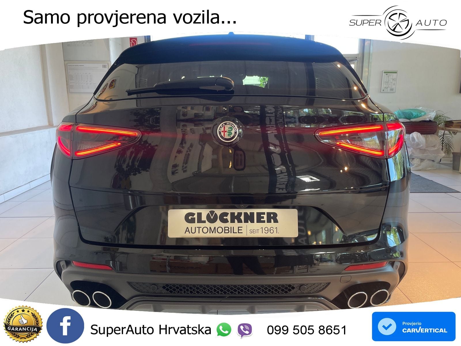 Alfa Romeo Stelvio Quadrifoglio 2.9 V6 Bi-Turbo (520 KS) Q4 Automatic LED+GR SJED+ACC