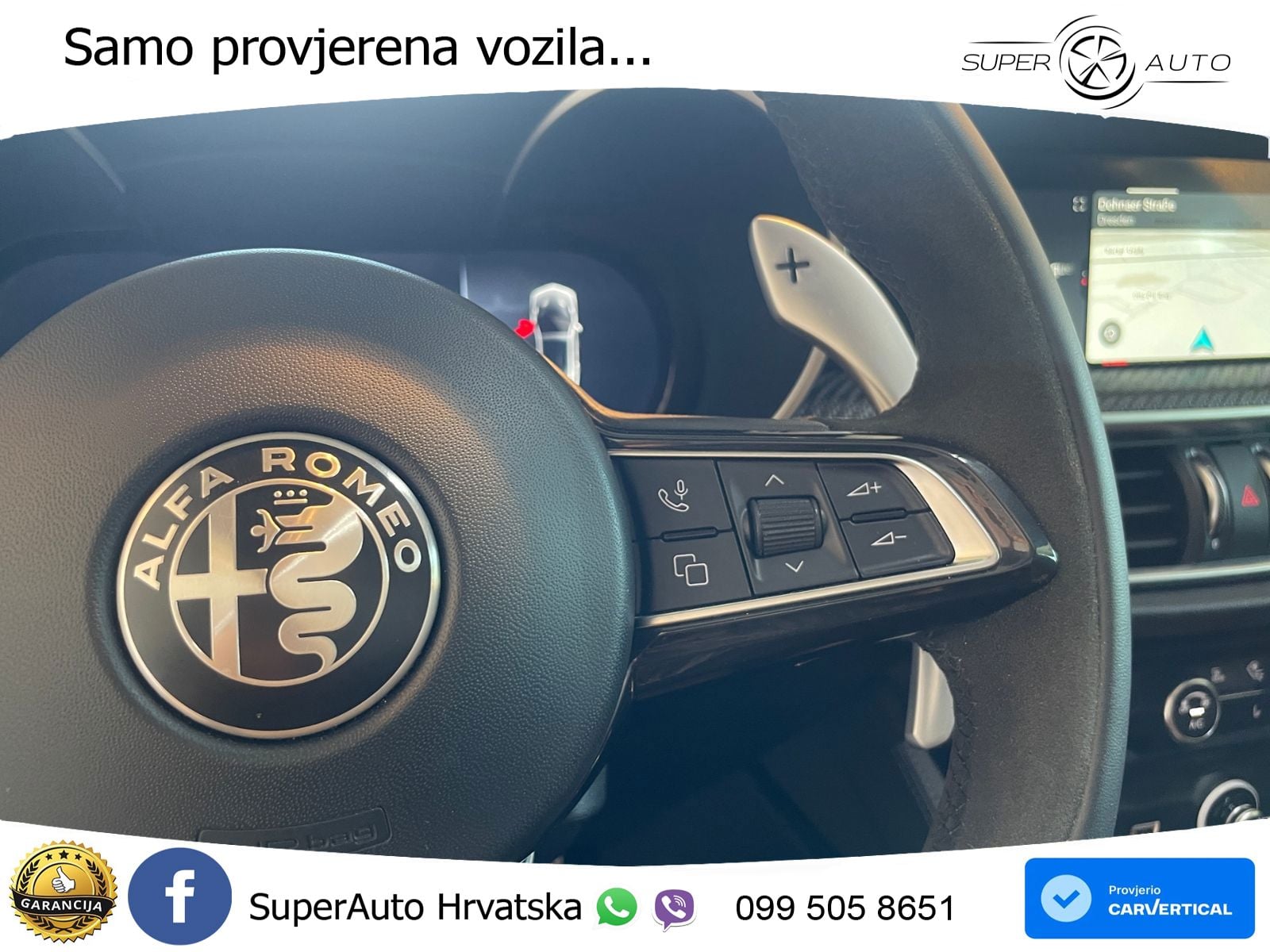Alfa Romeo Stelvio Quadrifoglio 2.9 V6 Bi-Turbo (520 KS) Q4 Automatic LED+GR SJED+ACC