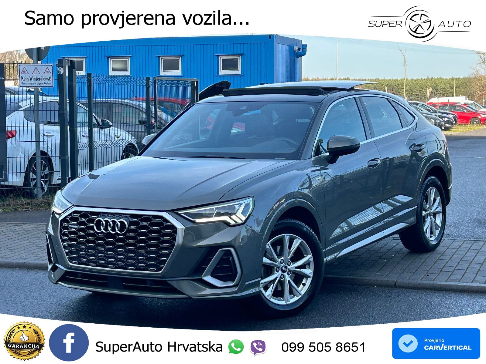 Audi Q3 Sportback 35 TDI (150 KS) quattro S tronic 2x S line LED+GR SJED+ACC
