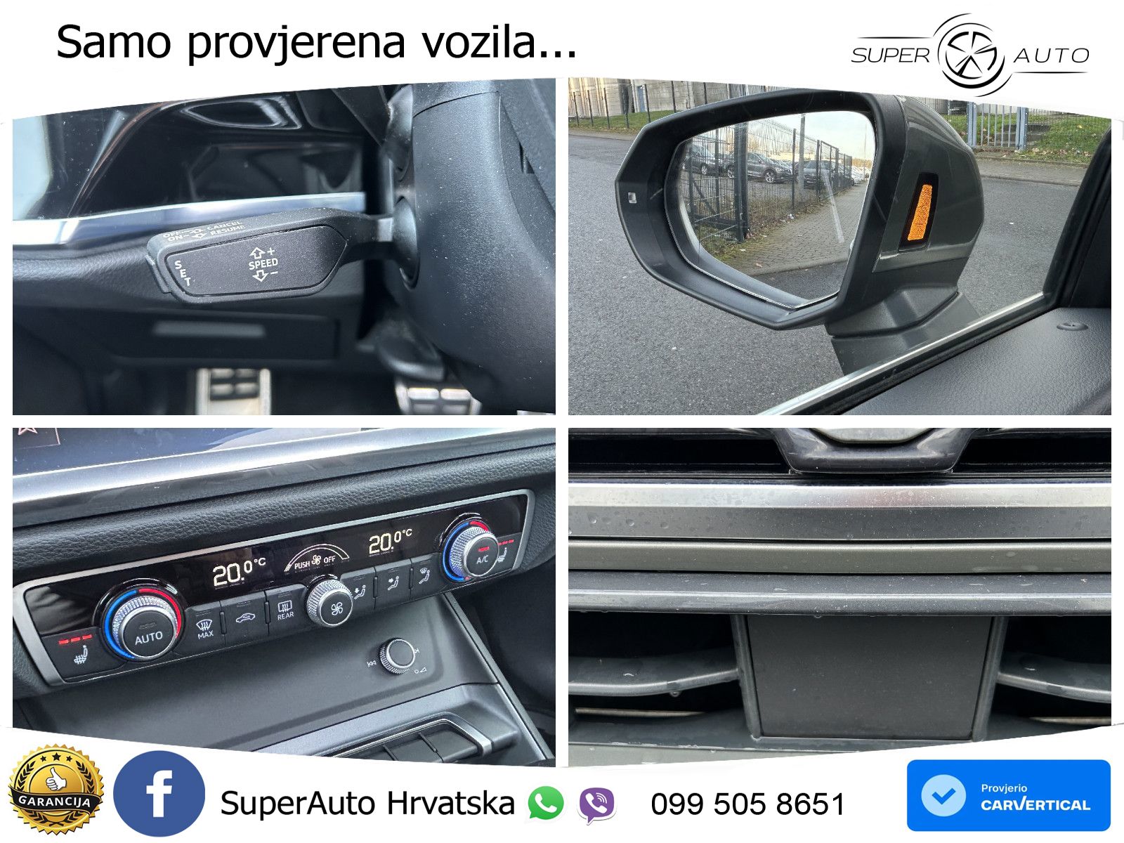 Audi Q3 Sportback 35 TDI (150 KS) quattro S tronic 2x S line LED+GR SJED+ACC