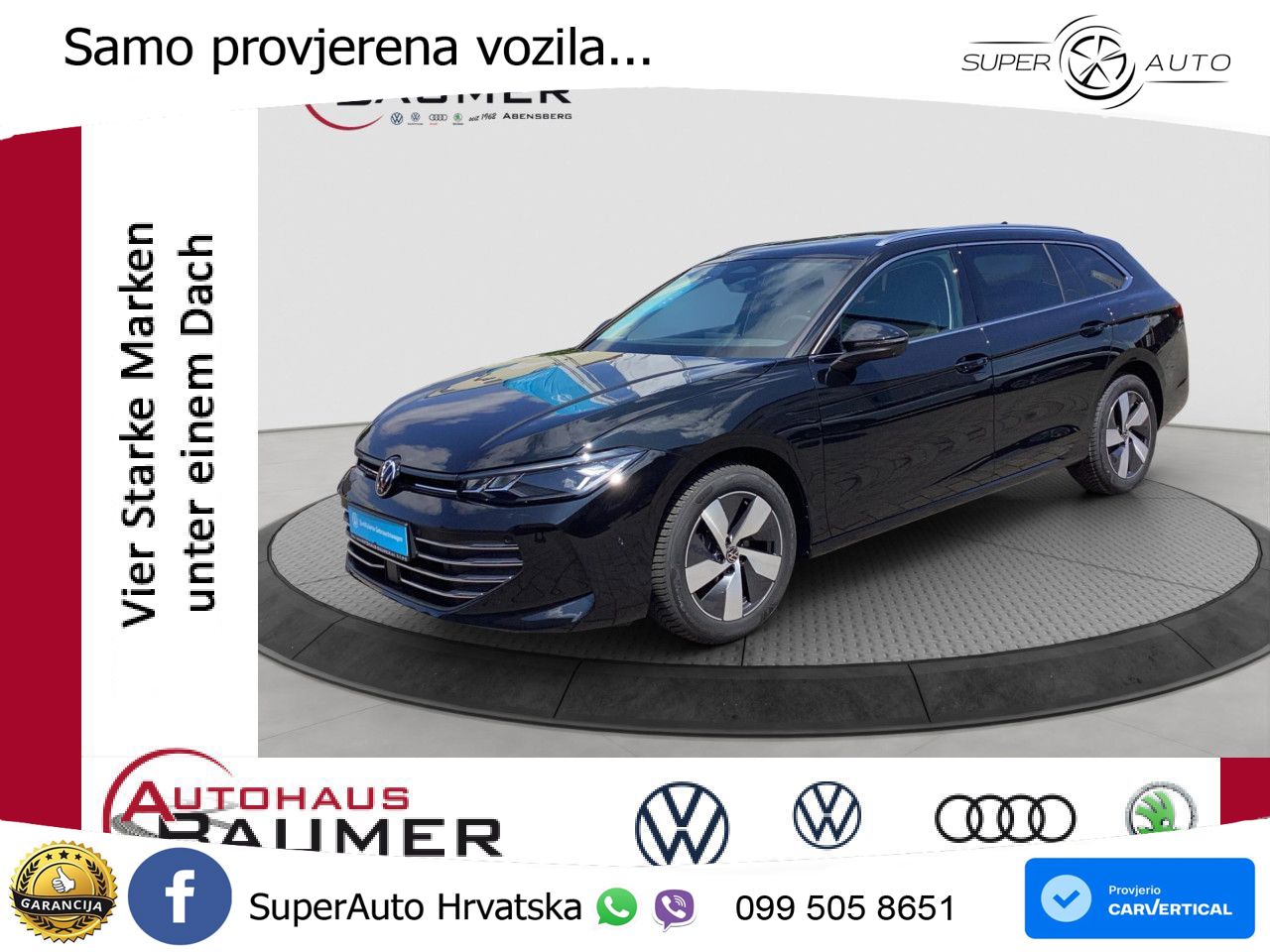 Volkswagen Passat Variant 1.5 eTSI (150 KS) DSG Business LED+GR SJED+ACC