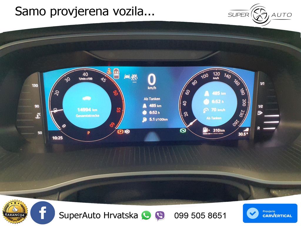 Škoda Octavia Combi 2.0 TDI (150 KS) DSG LED+GR SJED+ACC