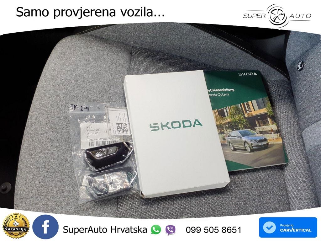 Škoda Octavia Combi 2.0 TDI (150 KS) DSG LED+GR SJED+ACC