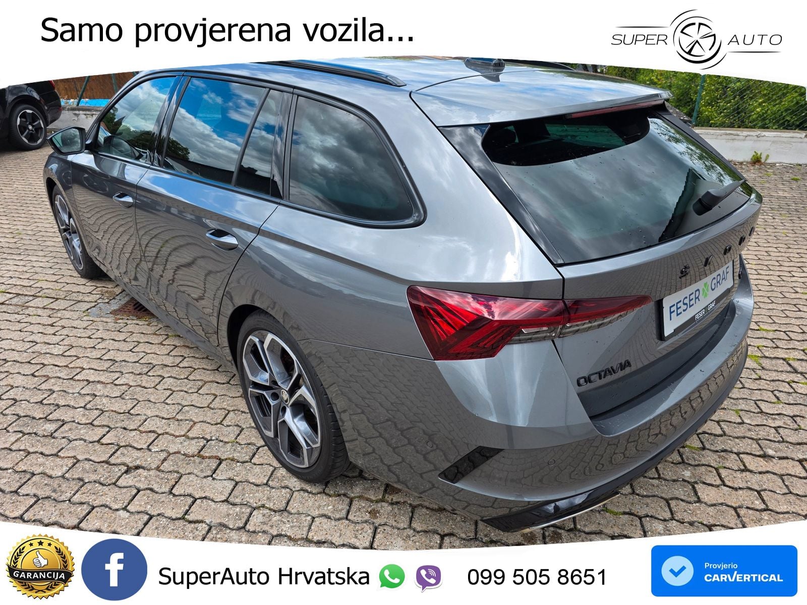 Škoda Octavia Combi RS 2.0 TDI (200 KS) 4x4 DSG LED+GR SJED+ACC