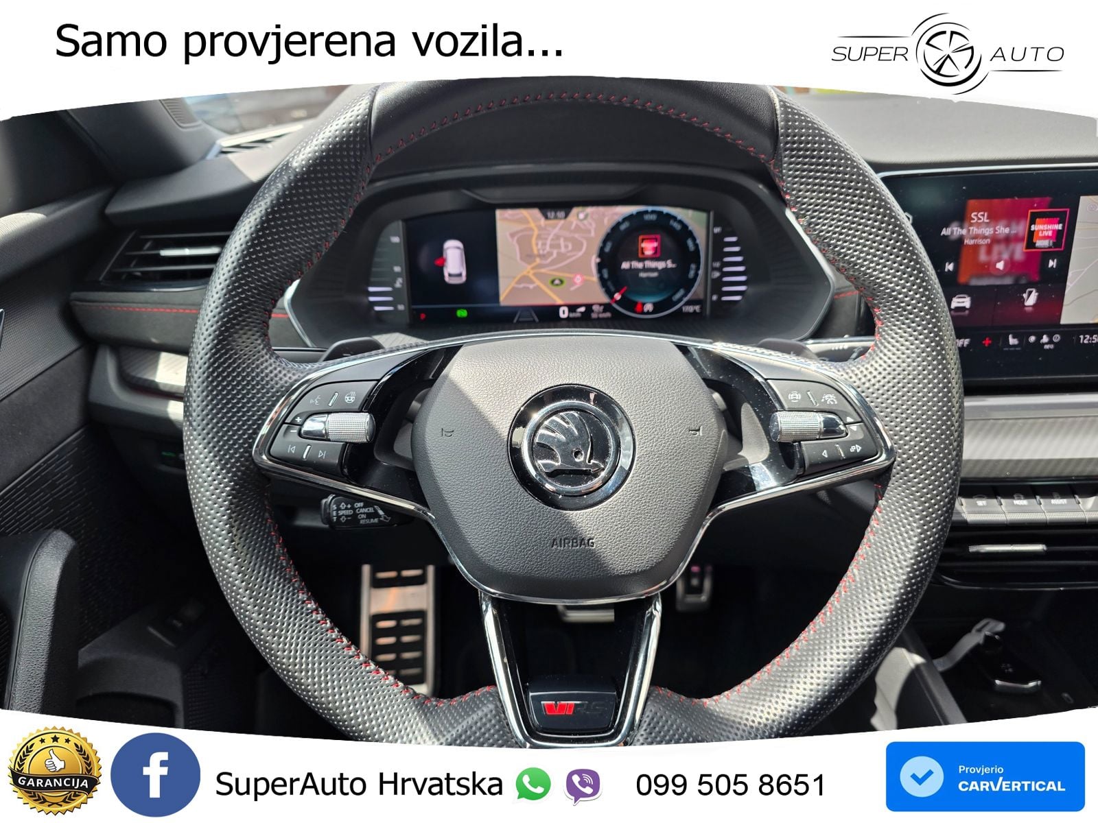 Škoda Octavia Combi RS 2.0 TDI (200 KS) 4x4 DSG LED+GR SJED+ACC