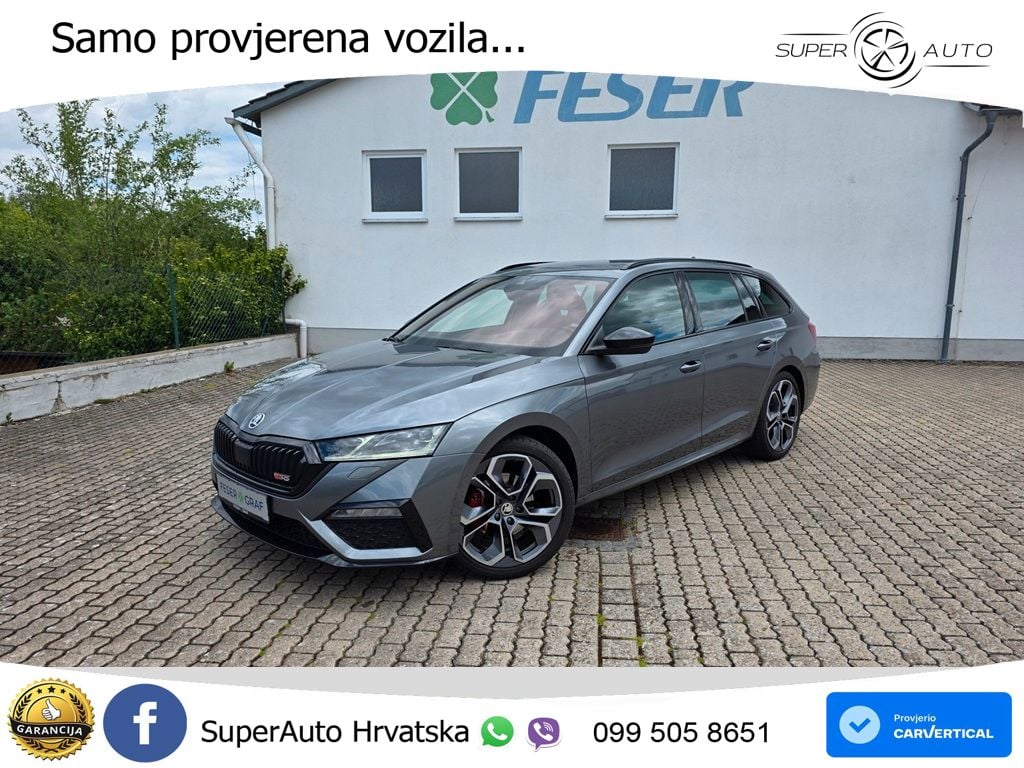 Škoda Octavia Combi RS 2.0 TDI (200 KS) 4x4 DSG LED+GR SJED+ACC