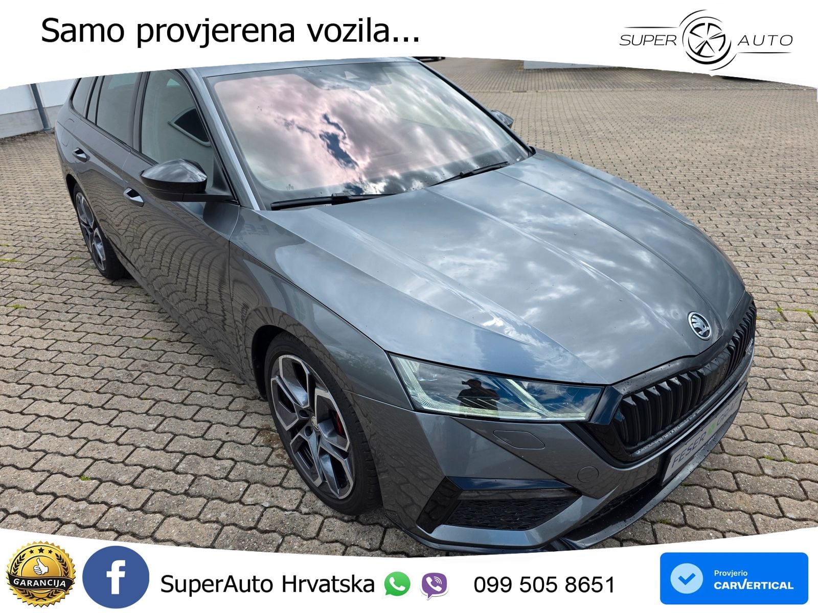 Škoda Octavia Combi RS 2.0 TDI (200 KS) 4x4 DSG LED+GR SJED+ACC