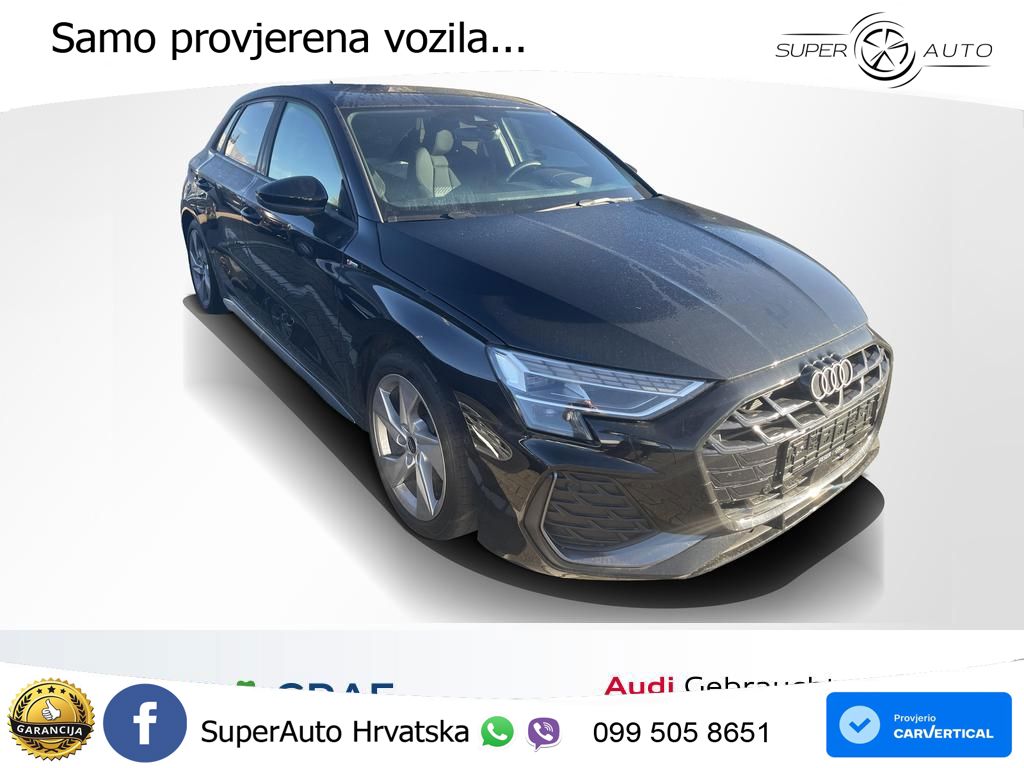 Audi A3 35 TFSI (150 KS) S tronic S line LED+GR SJED+ACC
