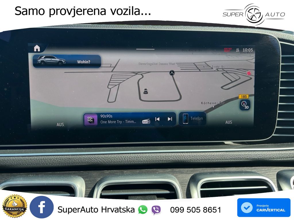 Mercedes GLE 450d (367 KS) EQ Boost 4MATIC 9G-TRONIC AMG ZRAČNI+ACC+GR SJED+360+PANO