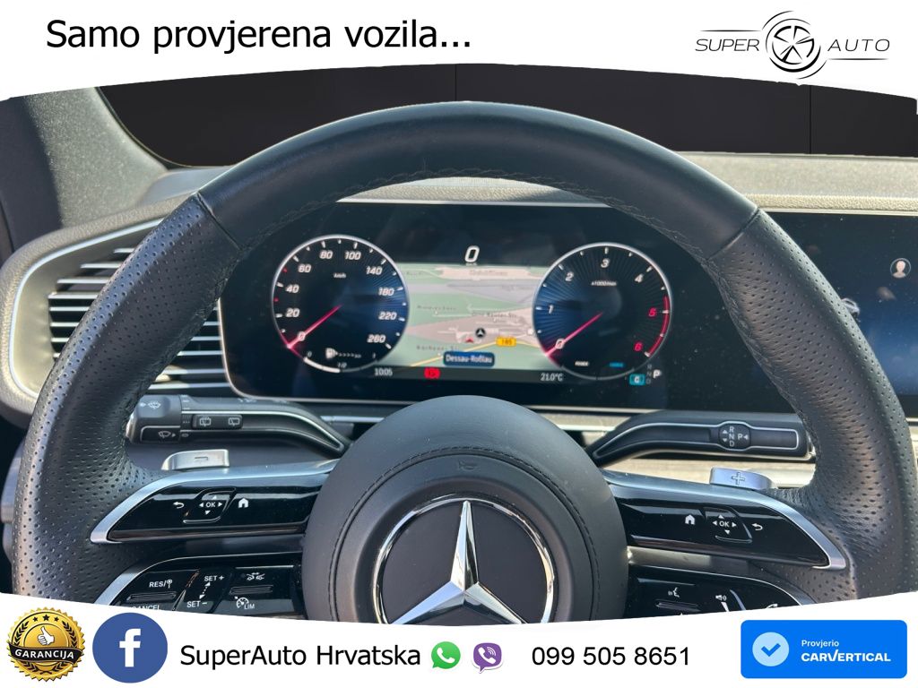 Mercedes GLE 450d (367 KS) EQ Boost 4MATIC 9G-TRONIC AMG ZRAČNI+ACC+GR SJED+360+PANO