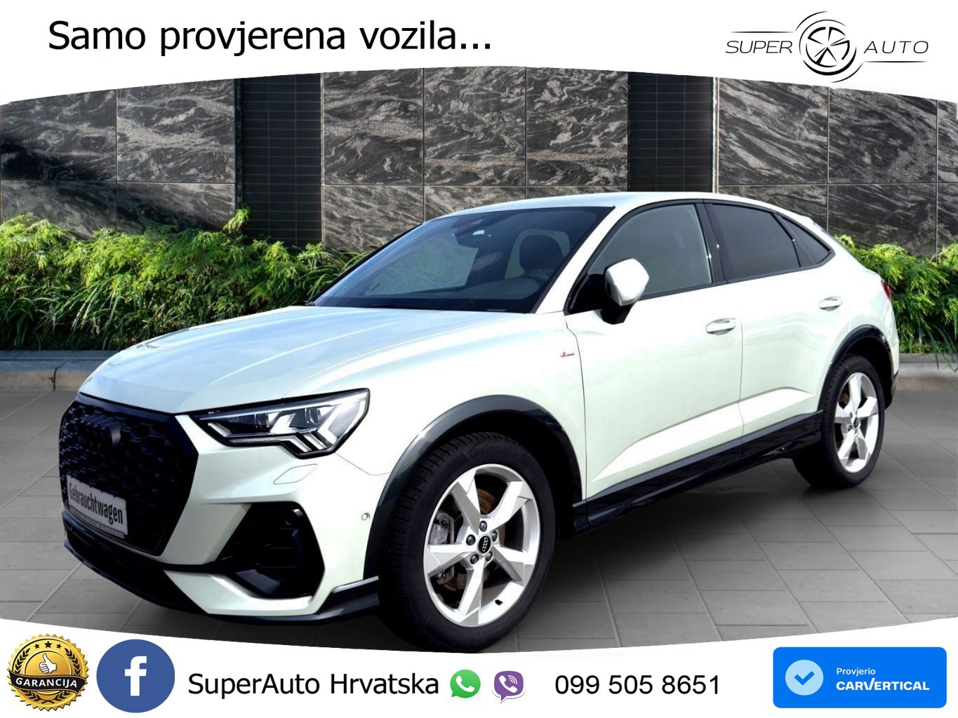 Audi Q3 Sportback 40 TDI (193 KS) quattro S tronic S line MATRIX+GR SJED+KAM