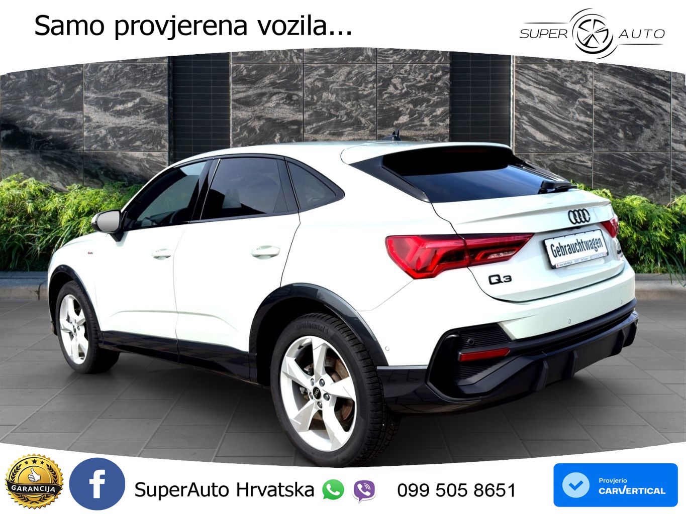 Audi Q3 Sportback 40 TDI (193 KS) quattro S tronic S line MATRIX+GR SJED+KAM