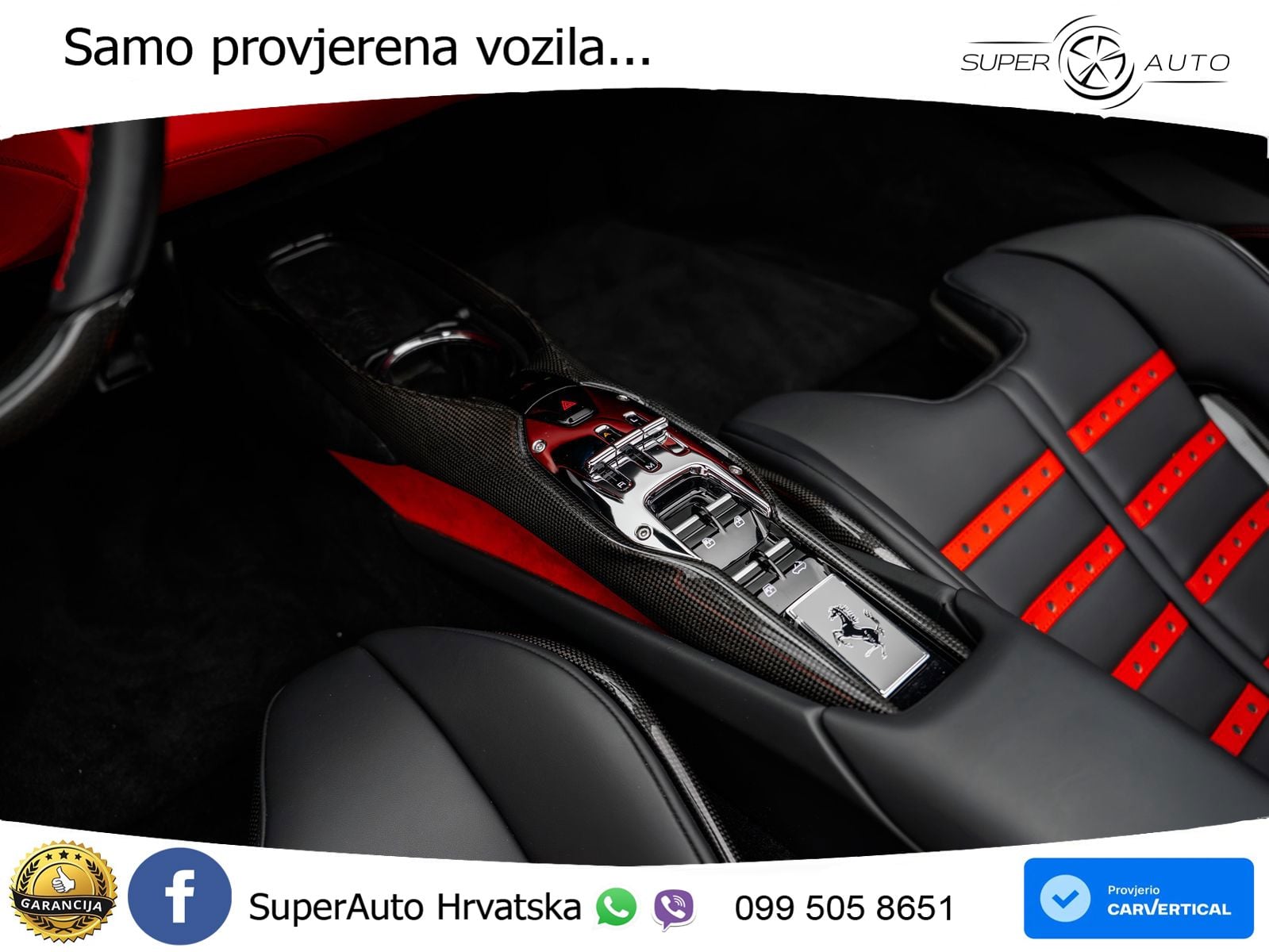 Ferrari 296 GTS 3.0 V6 (830 KS) F1 DCT LED+ACC