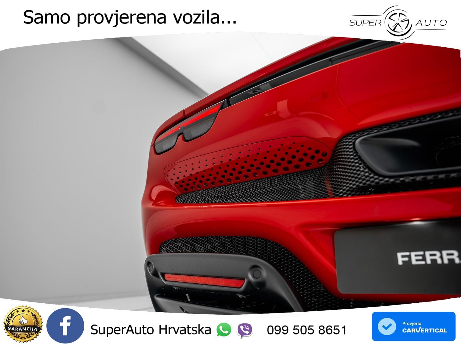 Ferrari 296 GTS 3.0 V6 (830 KS) F1 DCT LED+ACC