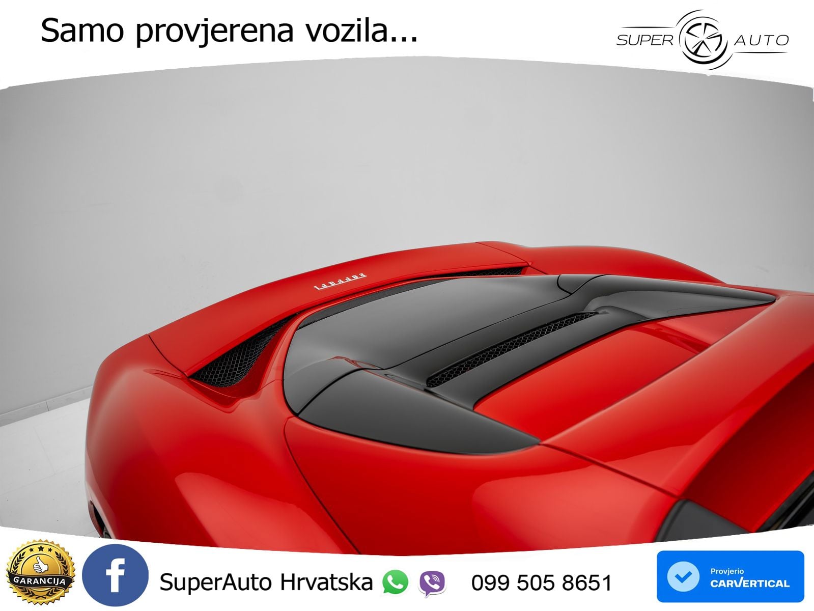 Ferrari 296 GTS 3.0 V6 (830 KS) F1 DCT LED+ACC