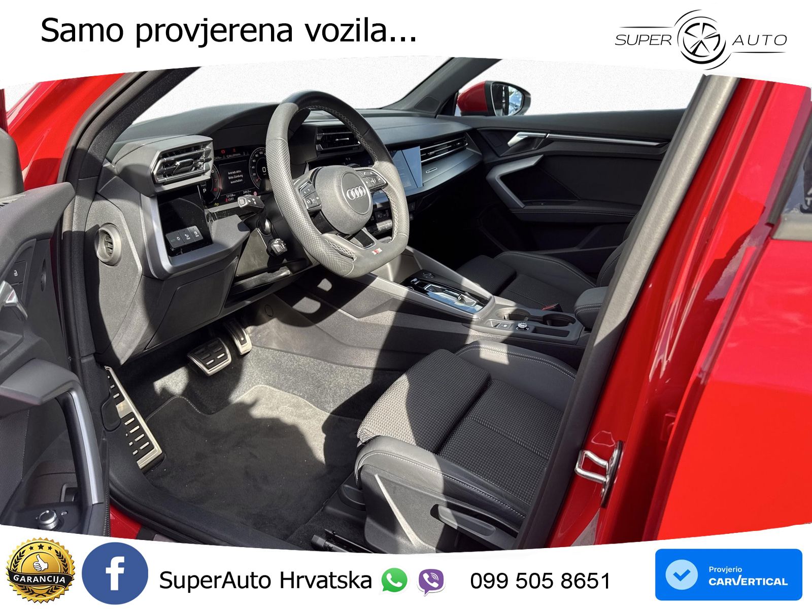 Audi A3 Limuzina 35 TFSI (150 KS) S tronic S line LED+GR SJED+ACC