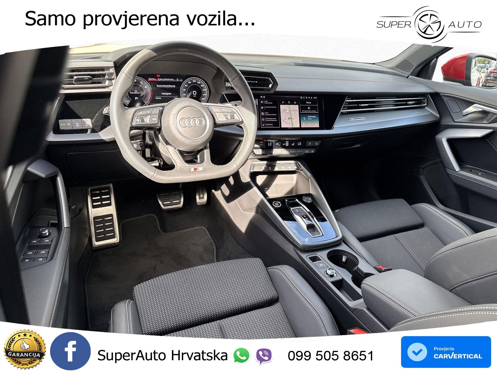 Audi A3 Limuzina 35 TFSI (150 KS) S tronic S line LED+GR SJED+ACC