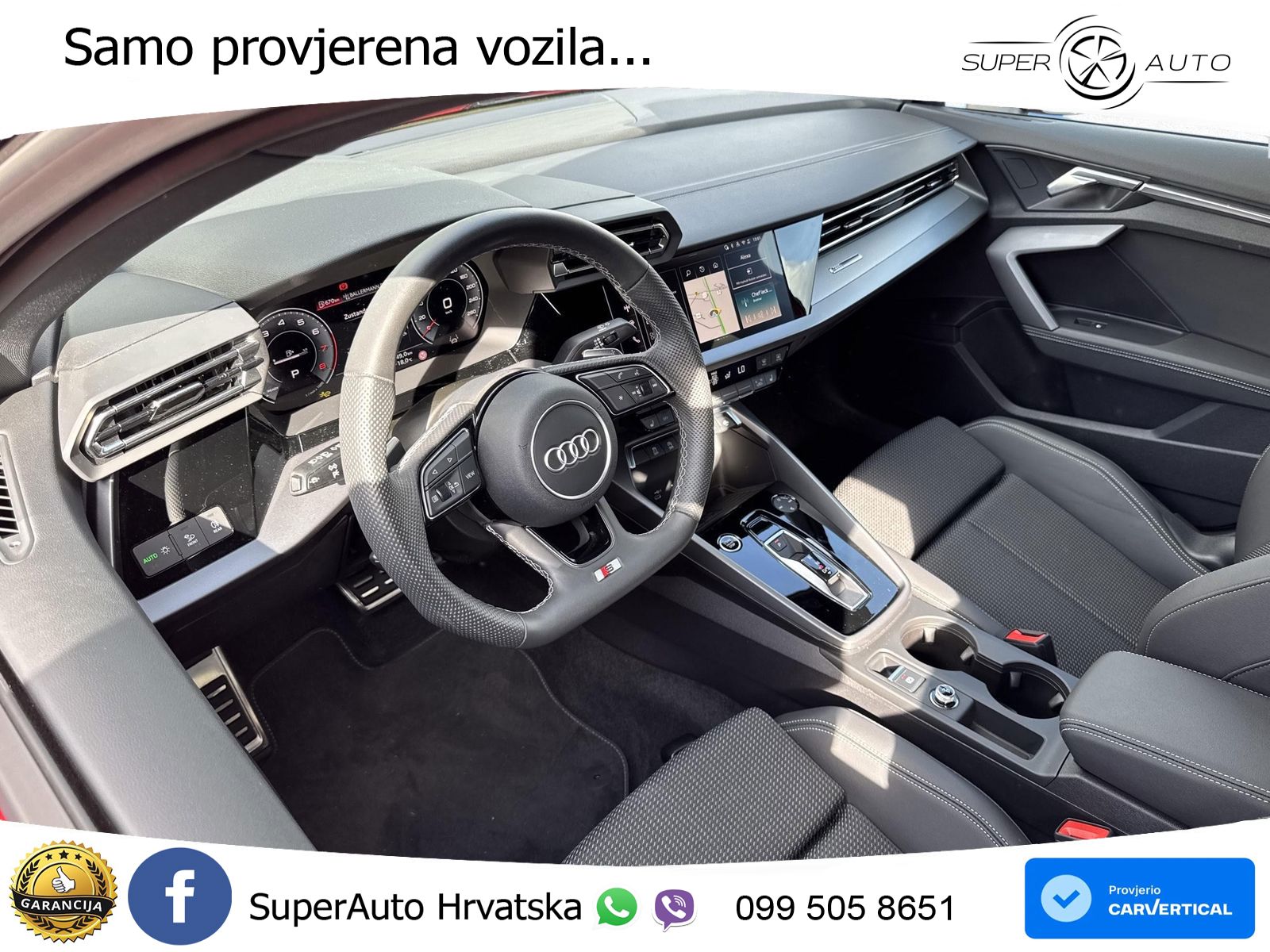 Audi A3 Limuzina 35 TFSI (150 KS) S tronic S line LED+GR SJED+ACC