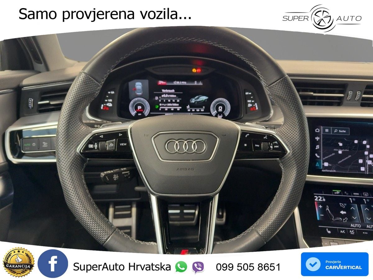 Audi A6 55 TFSIe (367 KS) quattro ultra S tronic S line MATRIX+GR SJED+KAM