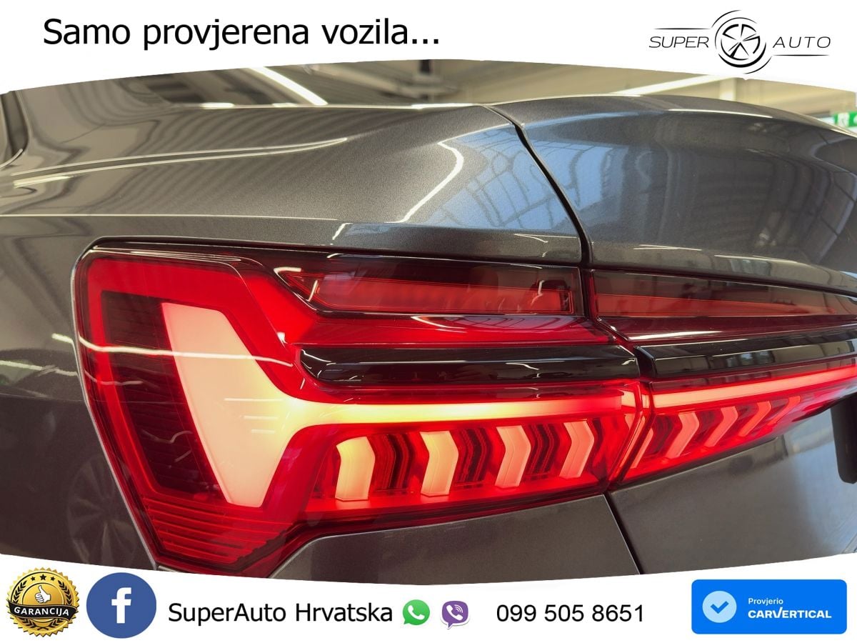 Audi A6 55 TFSIe (367 KS) quattro ultra S tronic S line MATRIX+GR SJED+KAM
