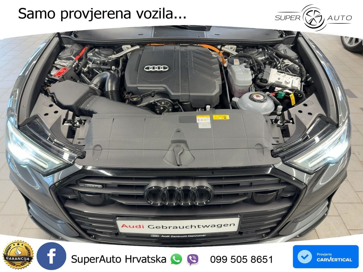 Audi A6 55 TFSIe (367 KS) quattro ultra S tronic S line MATRIX+GR SJED+KAM